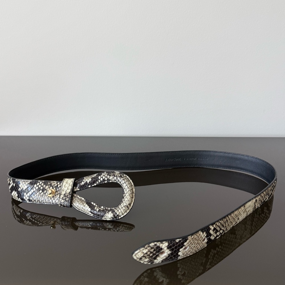 & Other Stories snakeskin belt